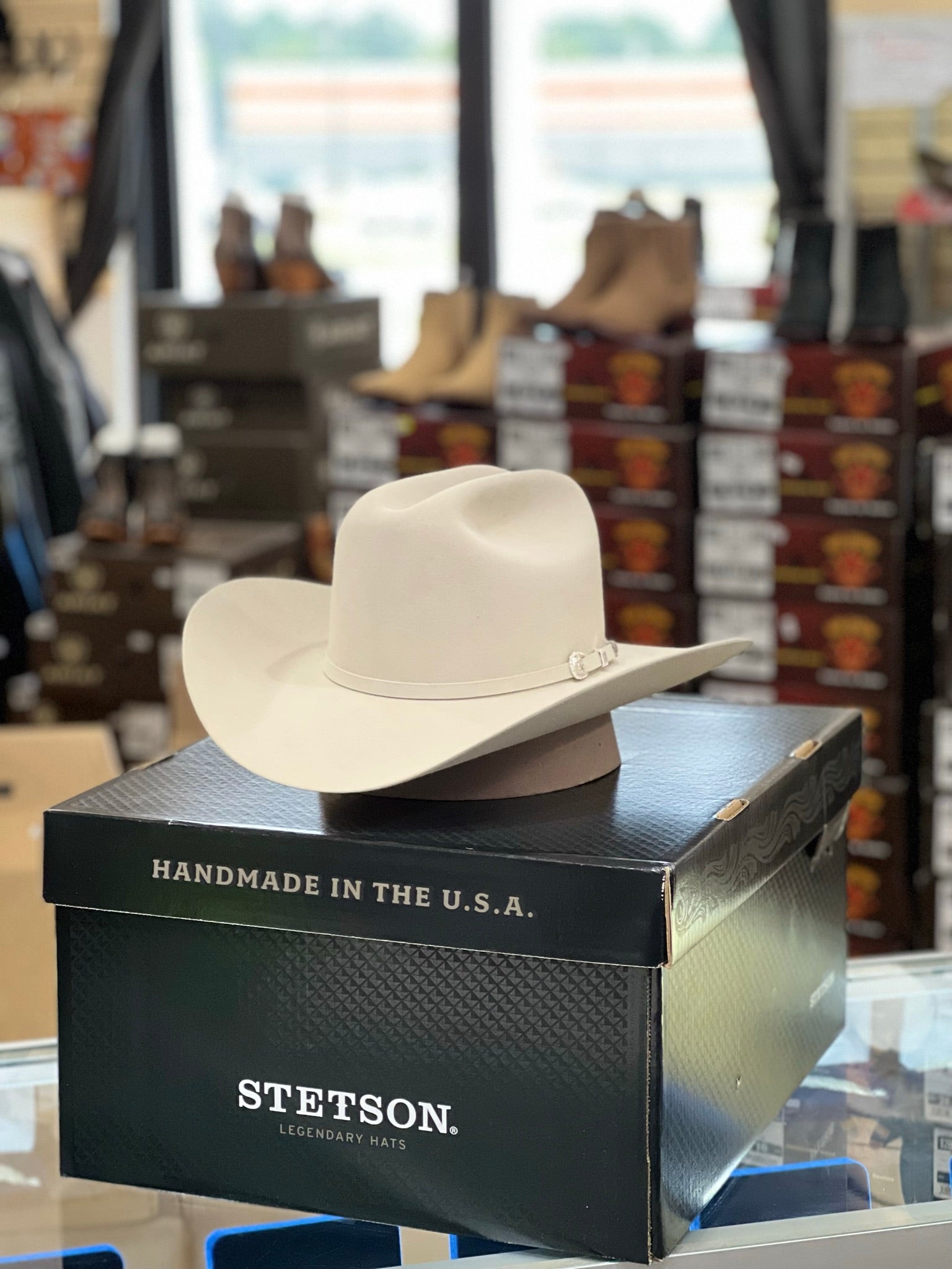 STETSON 10X SHASTA SILVER BELLY