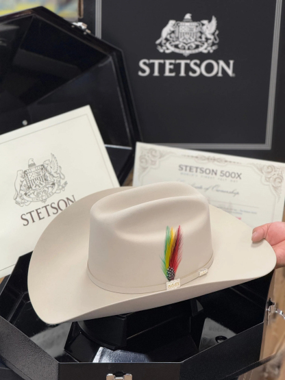 STETSON 500X PREMIER EL AMO SILVERBELLY