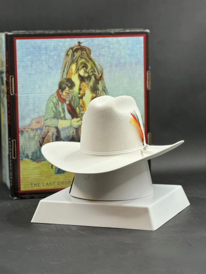 STETSON 6X WHITE/BLANCO RANCHER COPA ALTA