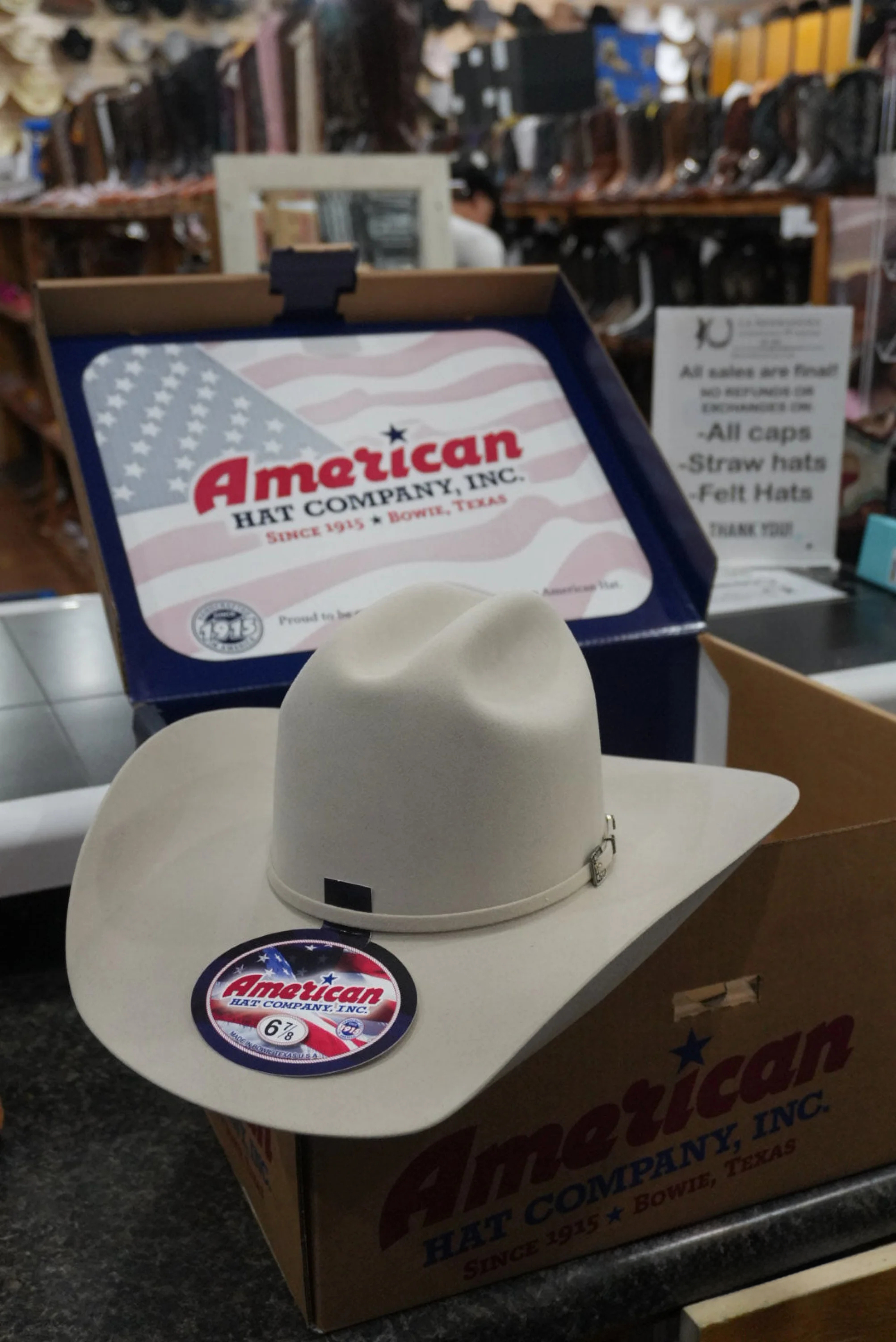 100x American Felt Hat Silver Belly