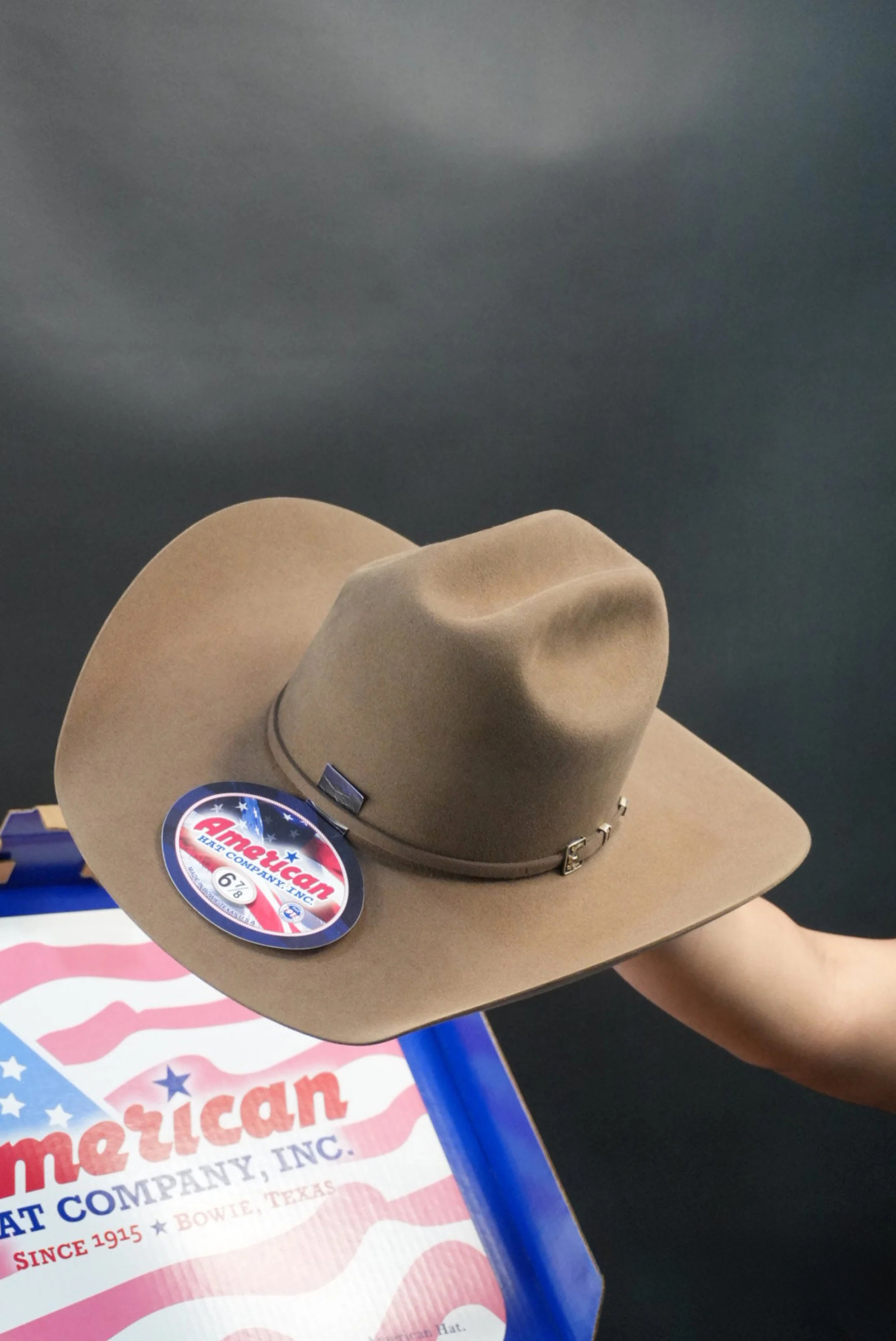 100x American Felt Hat Pecan