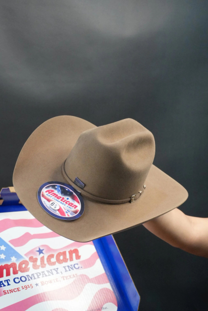 100x American Felt Hat Pecan