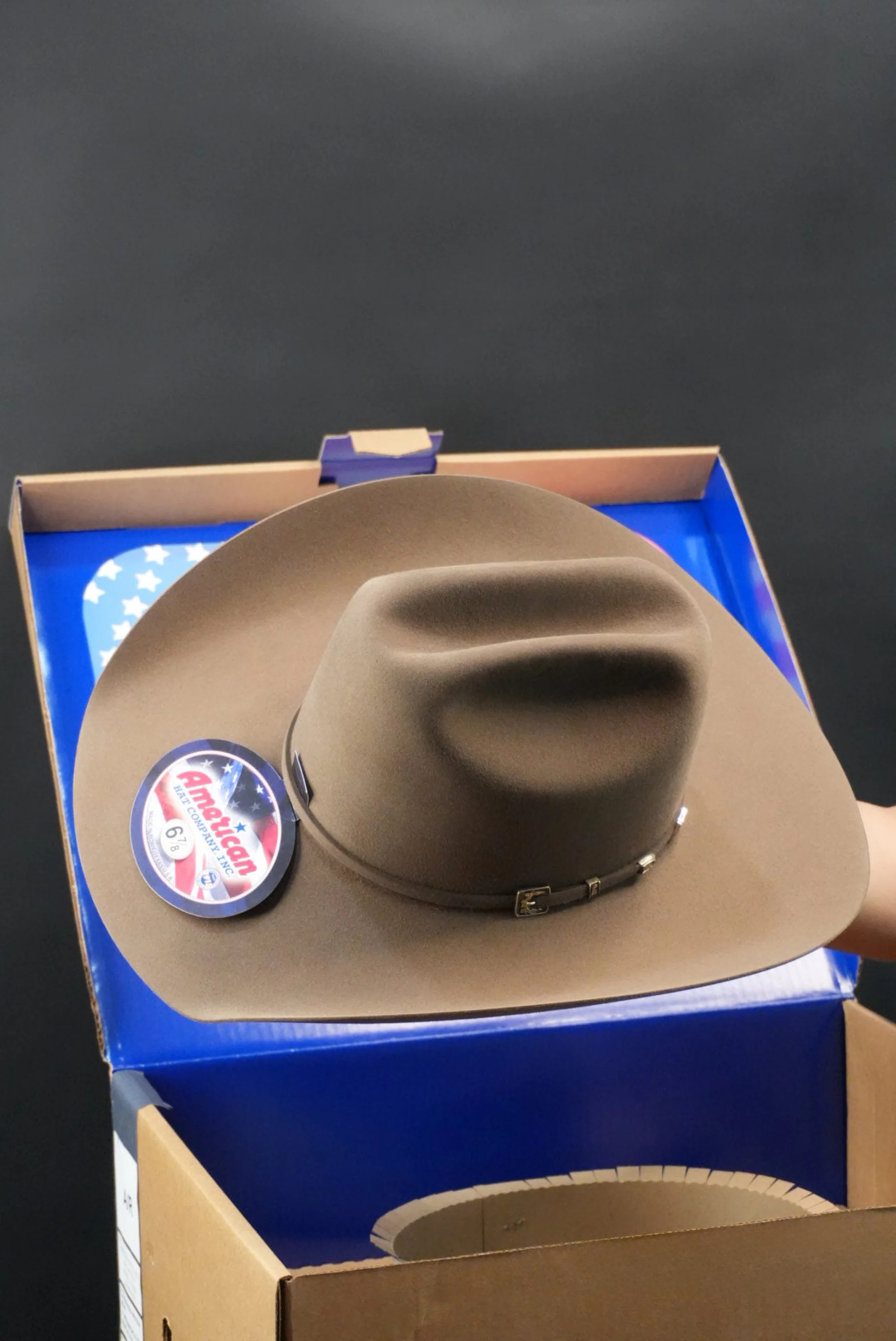 100x American Felt Hat Pecan