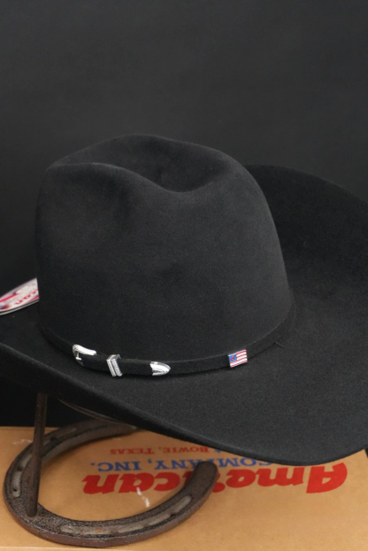 7X American Felt Hat Black