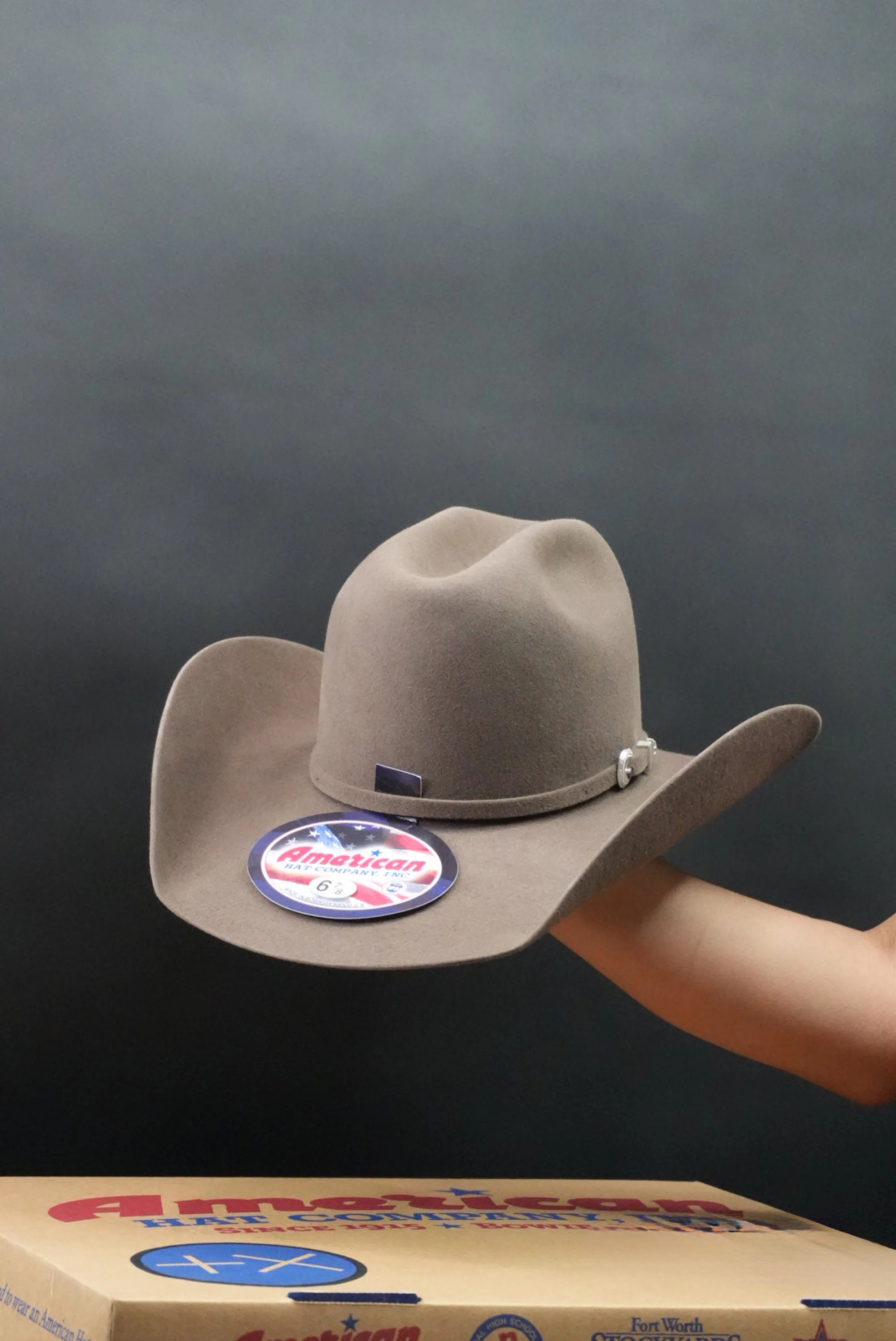 7x American Hat Pecan Rabbit Hair