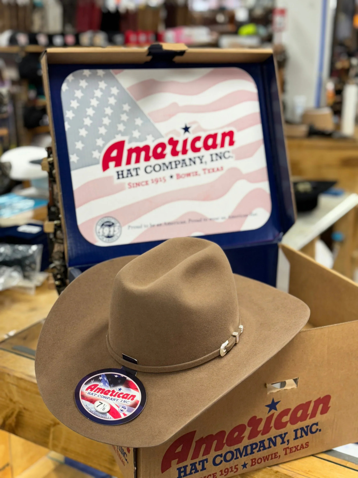 7X American Felt Hat Tuscan