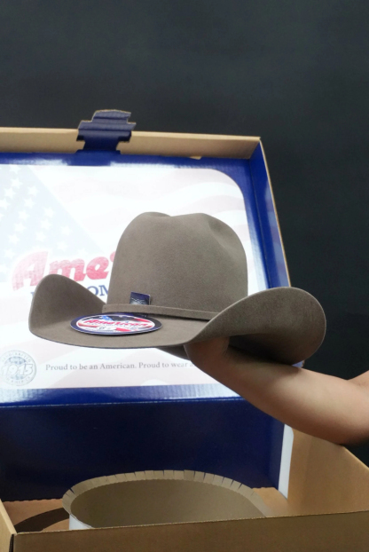 7x American Hat Pecan Rabbit Hair