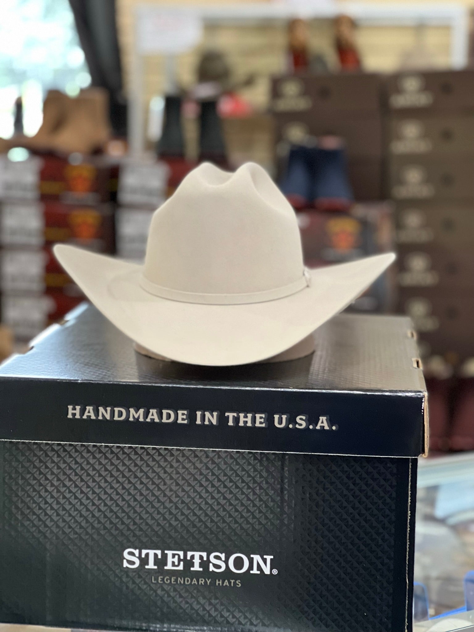 STETSON 10X SHASTA SILVER BELLY