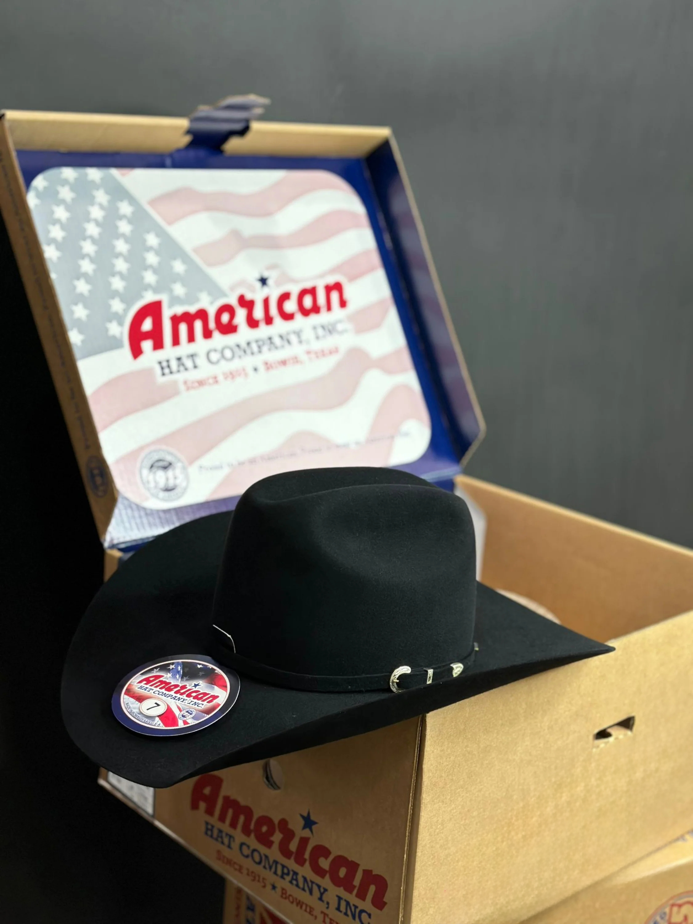 40X American Felt Hat Black