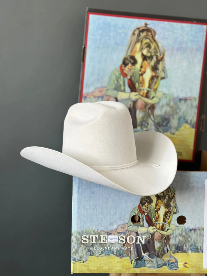 STETSON 6X WHITE/BLANCO RANCHER COPA ALTA
