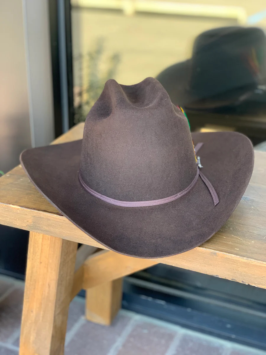 Stetson 6x Rancher Chocolate Cowboy Felt Hat