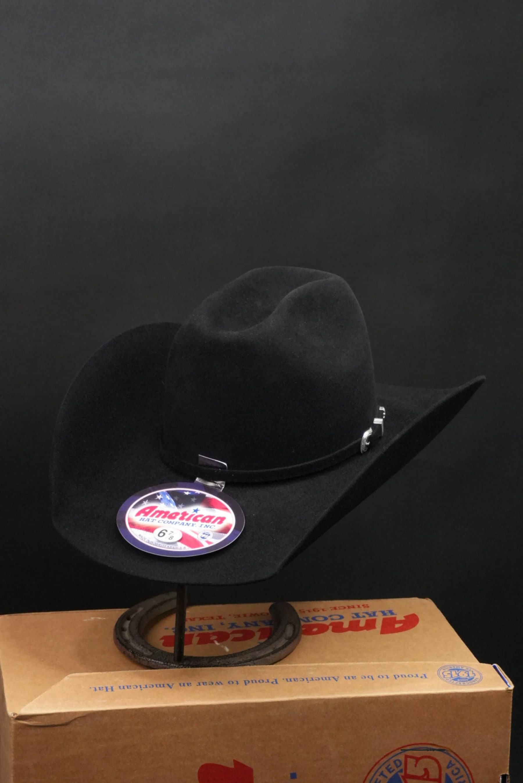 7X American Felt Hat Black