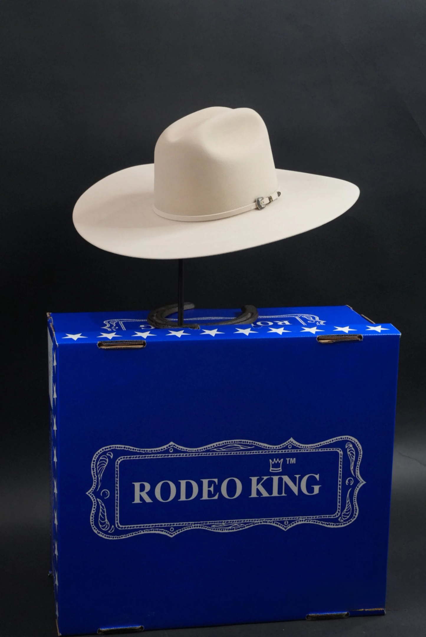 COWBOY HAT RODEO KING 100X SILVERBELLY TOP HAND MALBORO STYLE