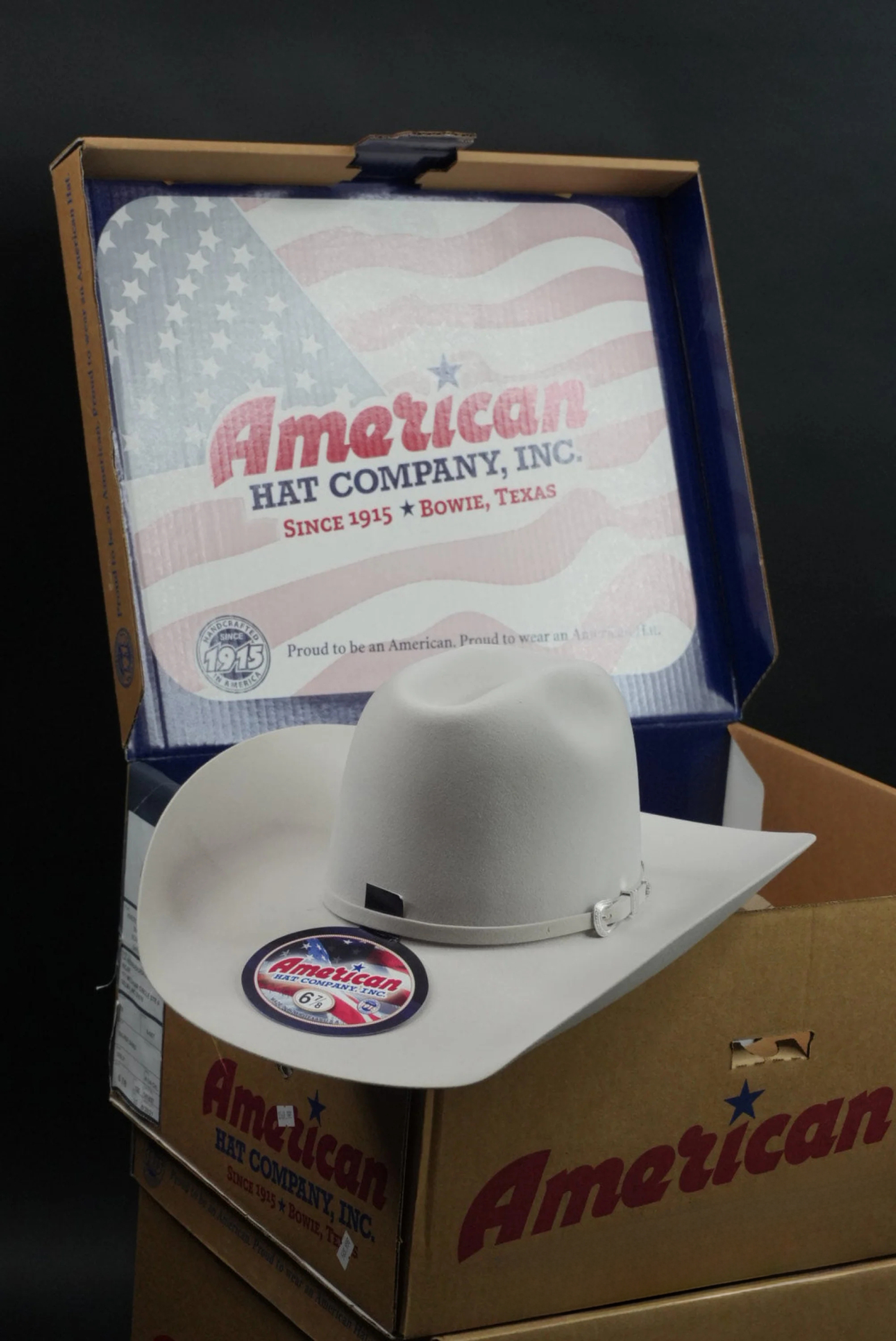 7X American Felt Hat Silver Sand