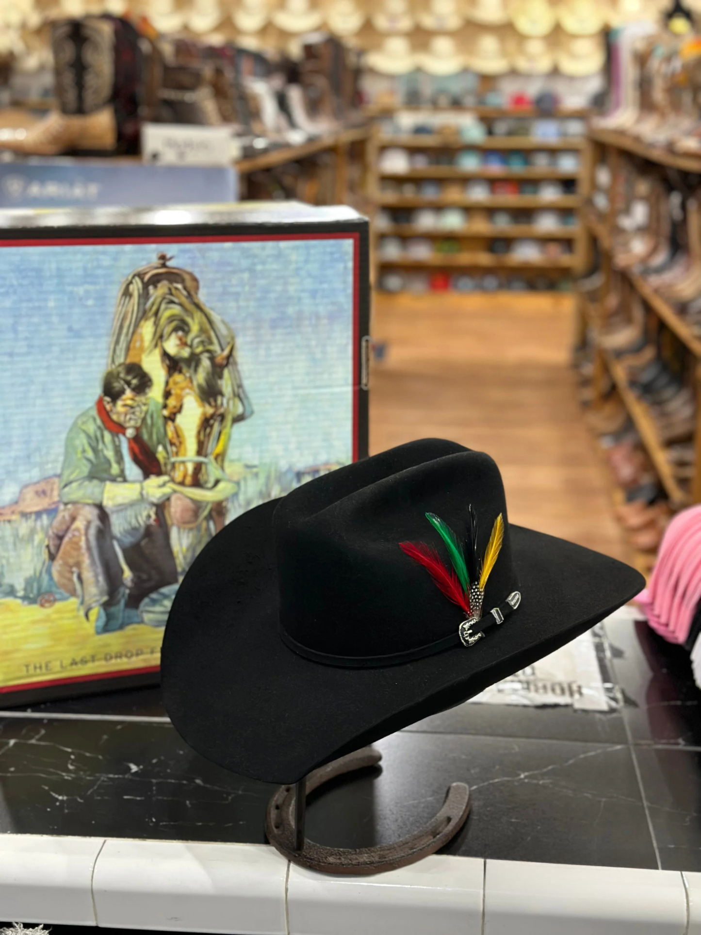 STETSON 6X BLACK/NEGRO SKYLINE TRADICIONAL