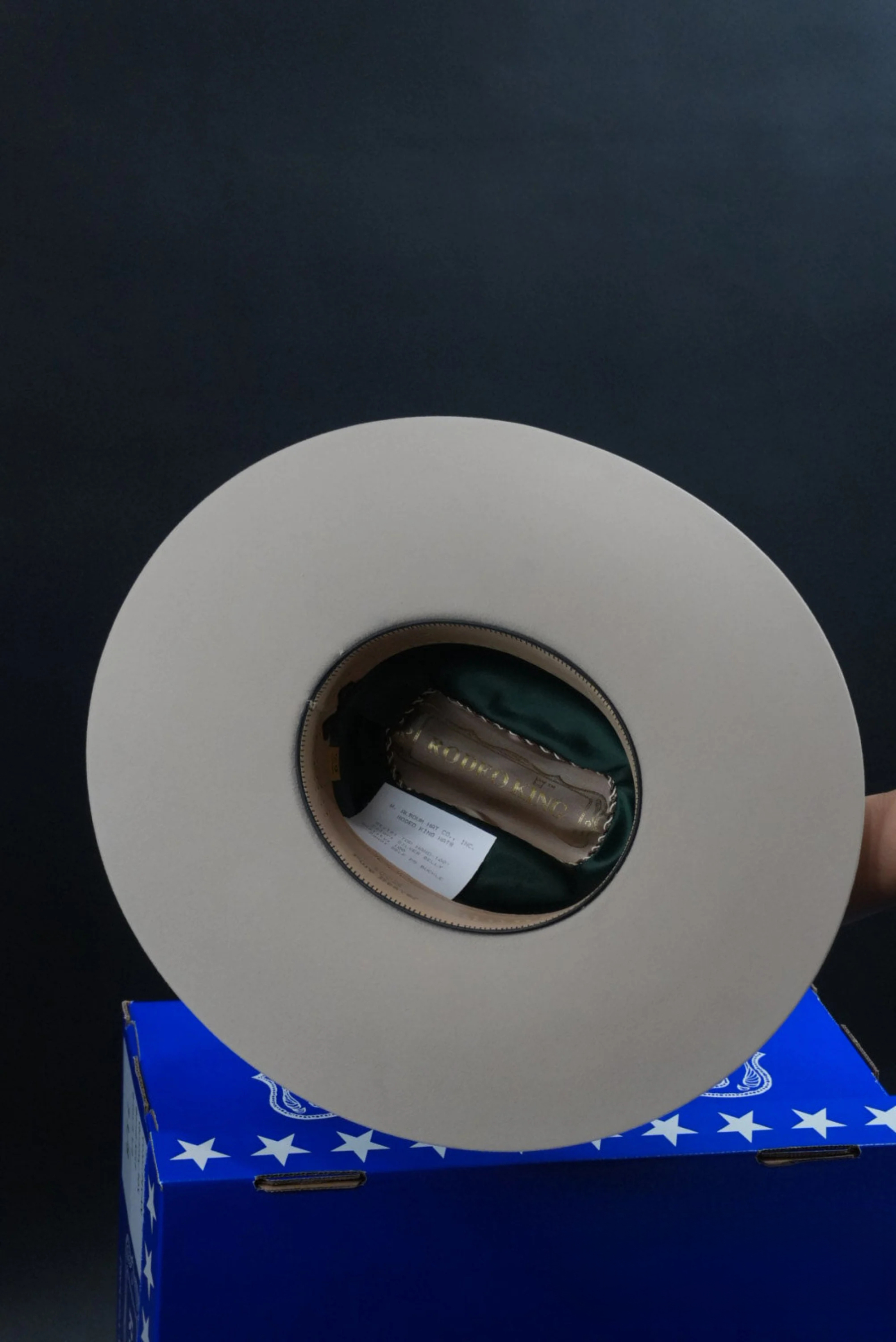 COWBOY HAT RODEO KING 100X SILVERBELLY TOP HAND MALBORO STYLE