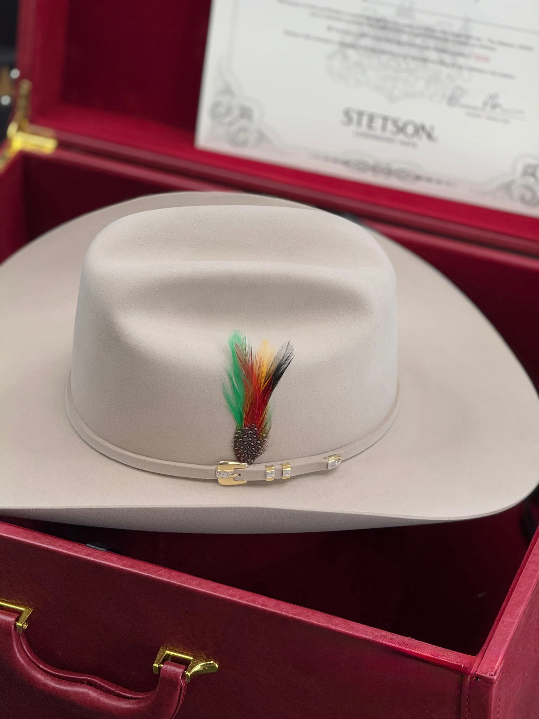 1000X STETSON EL DIAMANTE SILVER BELLY
