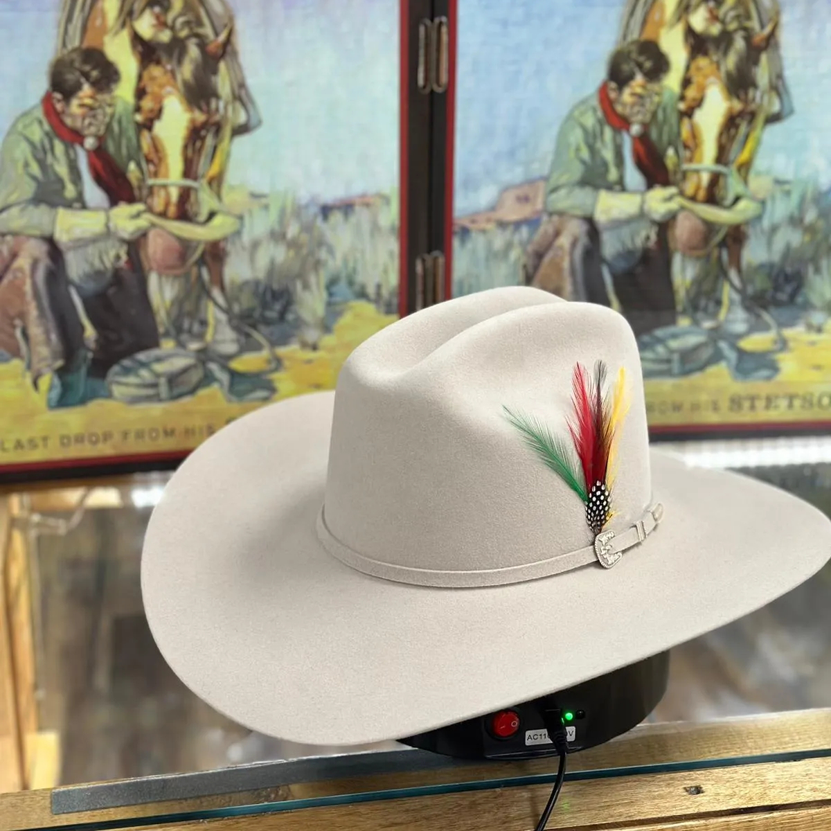 10X Skyline Cowboy Hat- Silver Grey