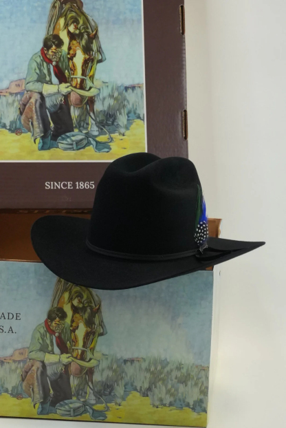 STETSON 6X NEGRO/BLACK RANCHER COPA ALTA