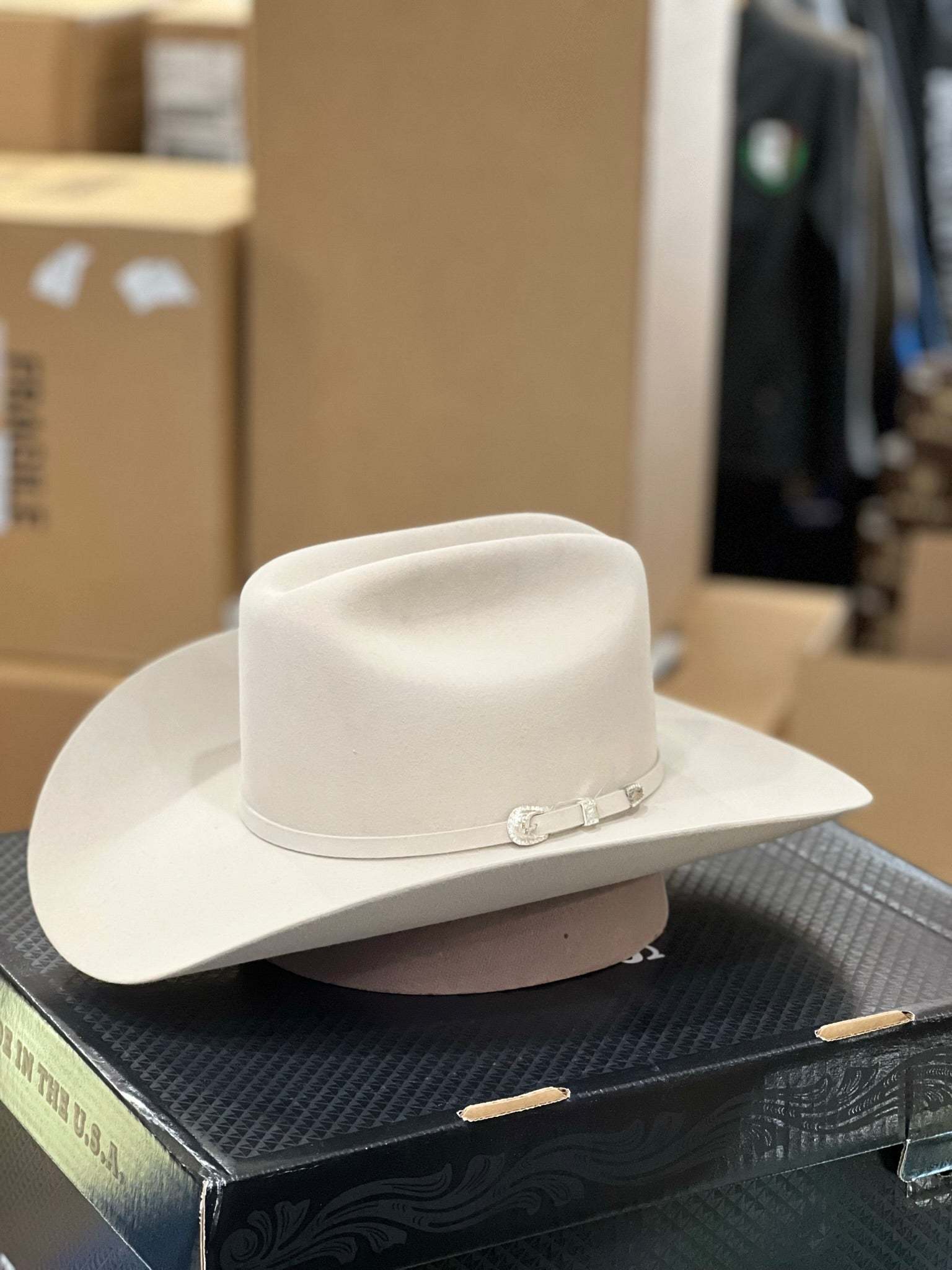 STETSON 10X SHASTA SILVER BELLY