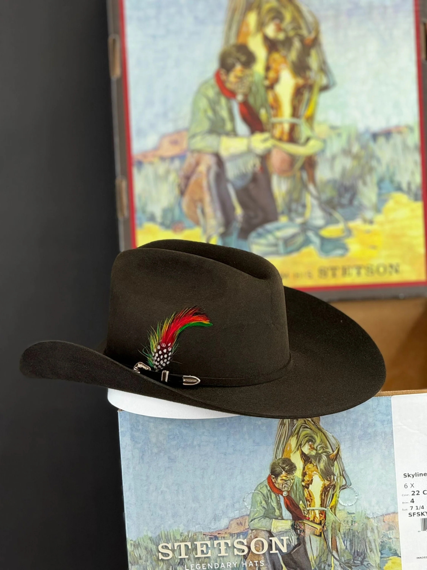 STETSON 6X CHOCOLATE SKYLINE TRADICIONAL