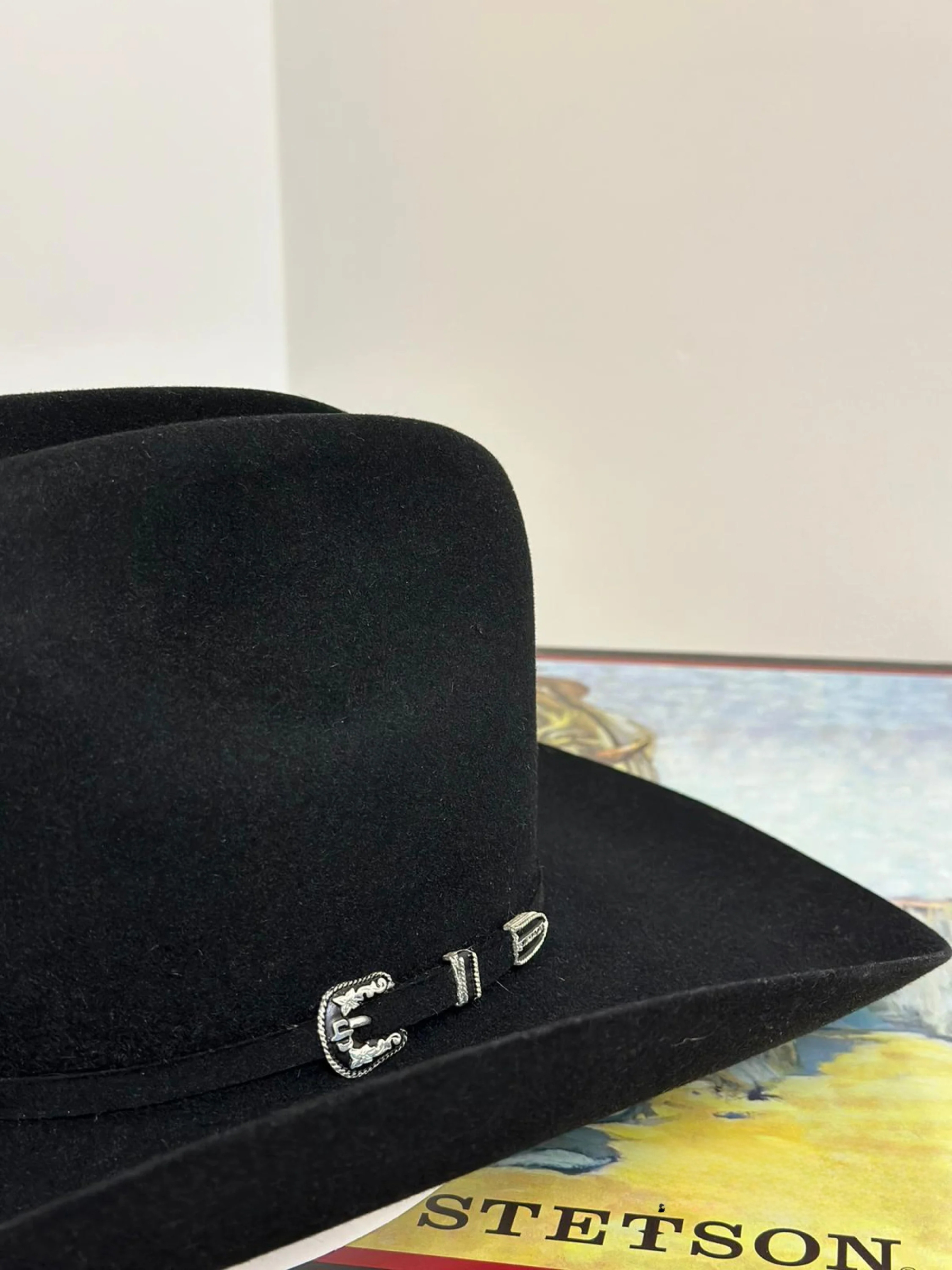 STETSON 6X BLACK/NEGRO SKYLINE TRADICIONAL