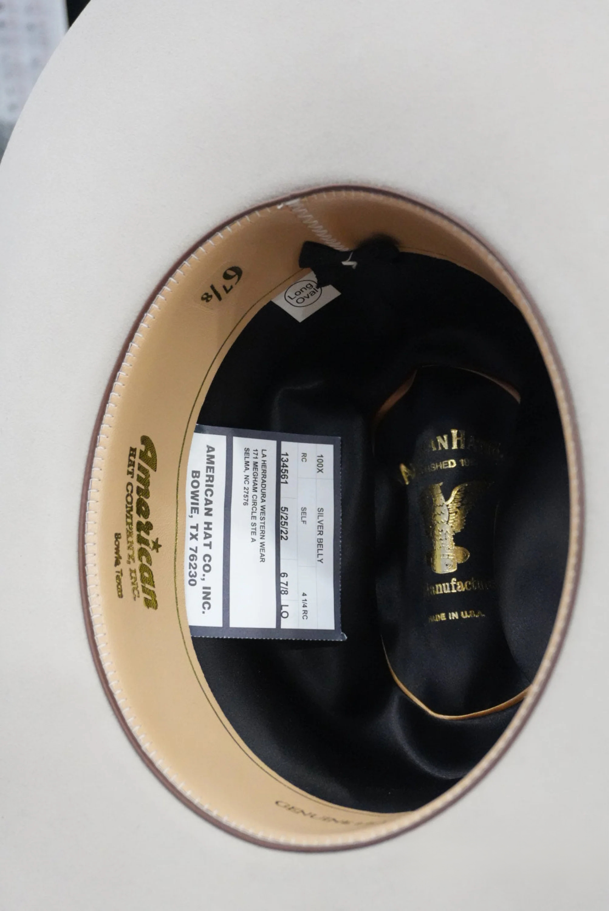 100x American Felt Hat Silver Belly