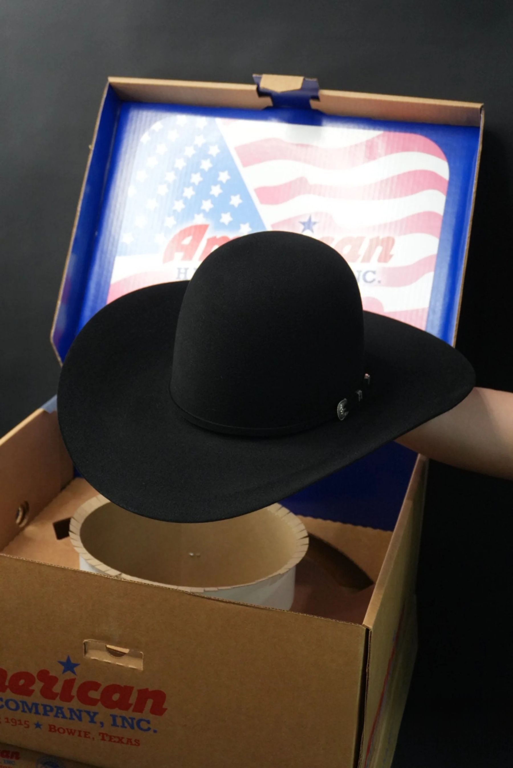 200X American Felt Hat Black
