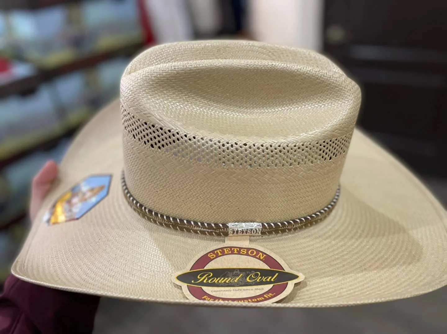 STETSON PLAIT 10X STRAW COWBOY HAT