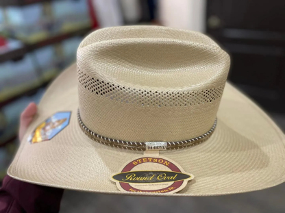STETSON PLAIT 10X STRAW COWBOY HAT
