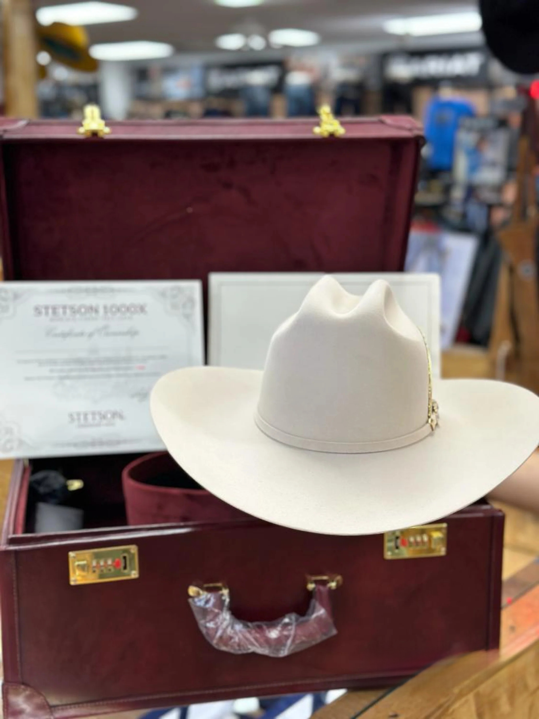 1000X STETSON EL DIAMANTE SILVER BELLY