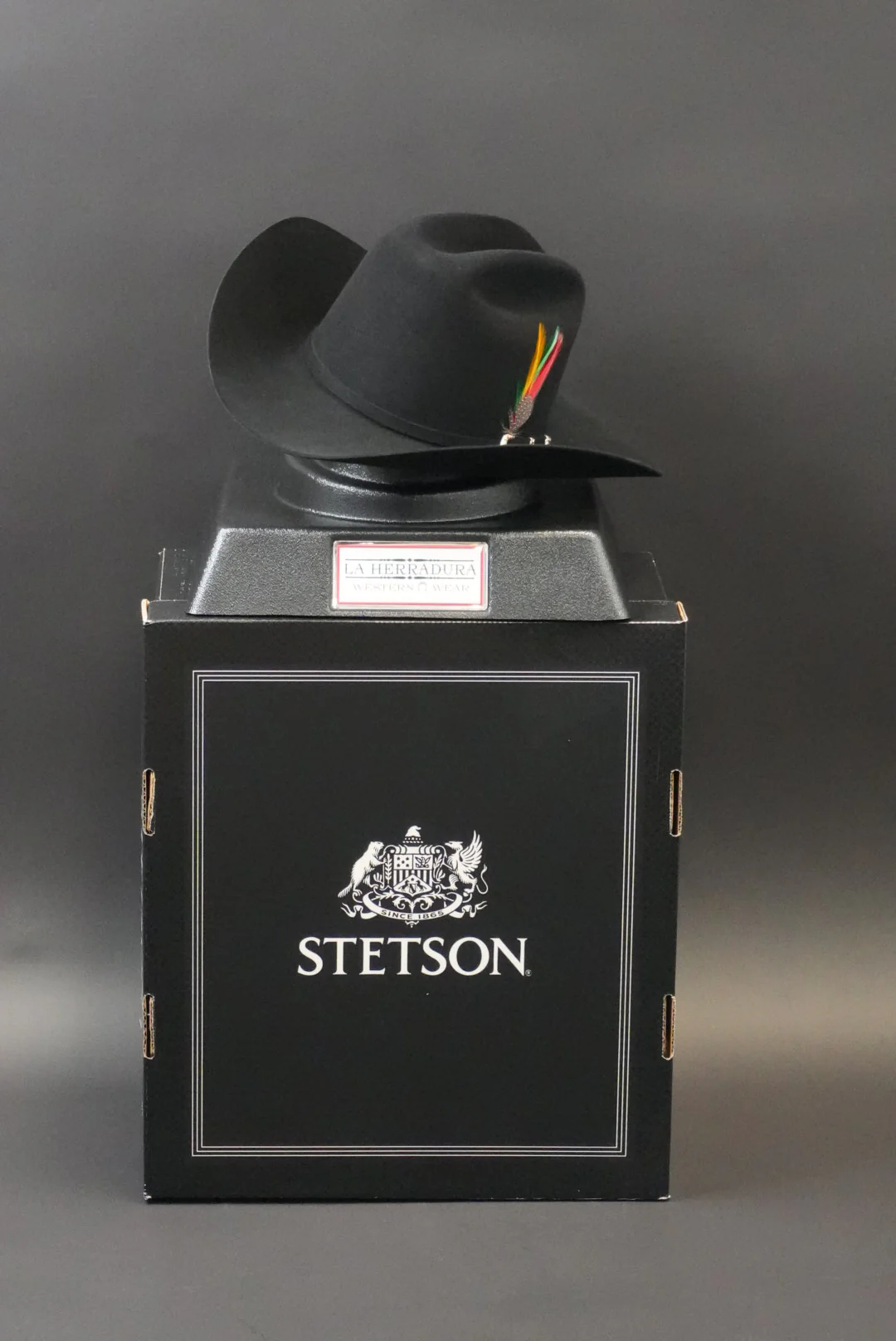 STETSON 30X BLACK/NEGRO EL PATRON COPA ALTA