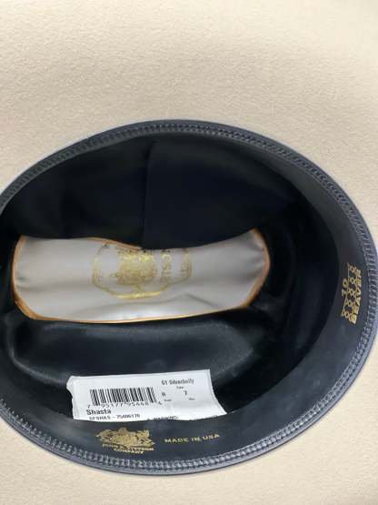 STETSON 10X SHASTA SILVER BELLY