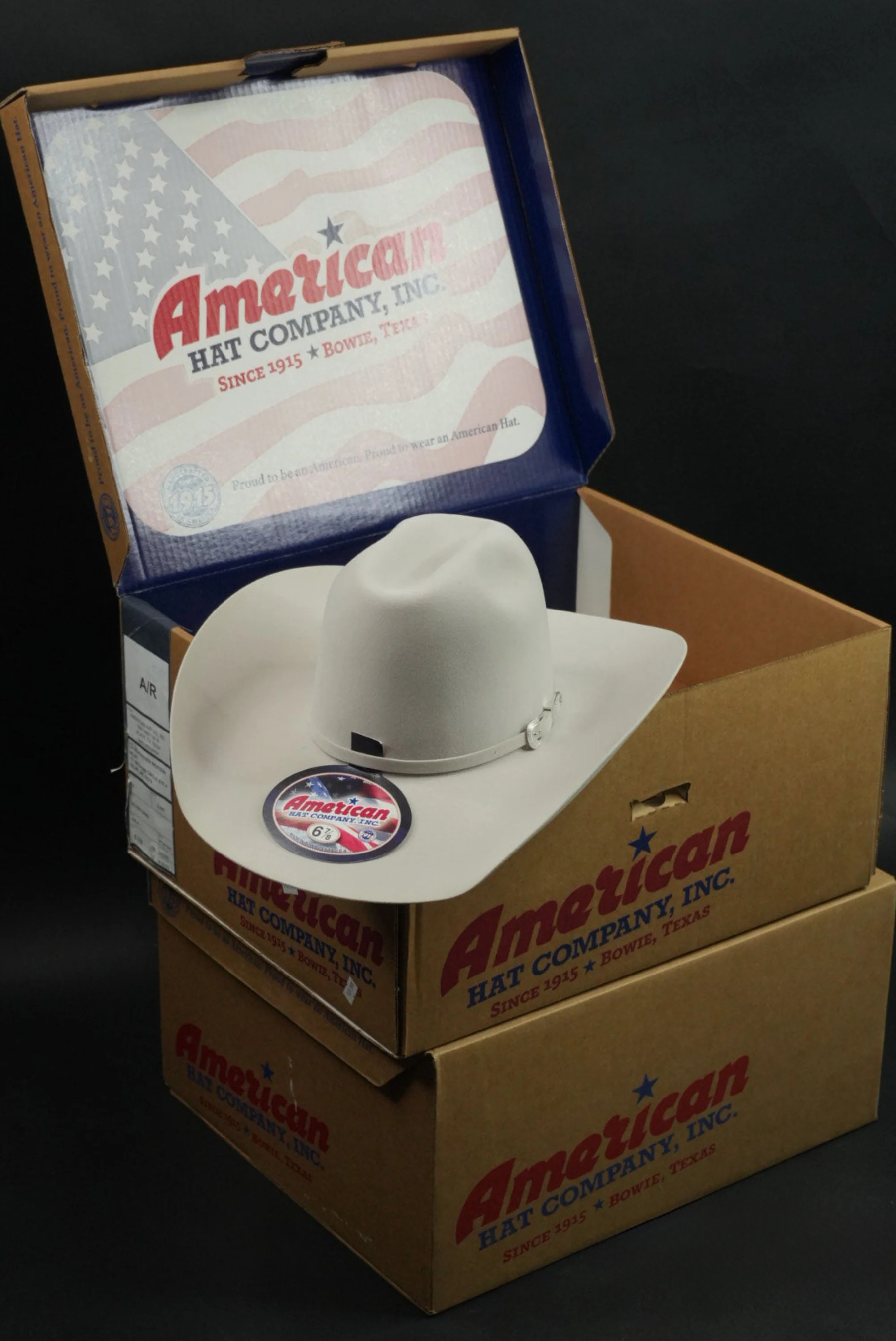 7X American Felt Hat Silver Sand