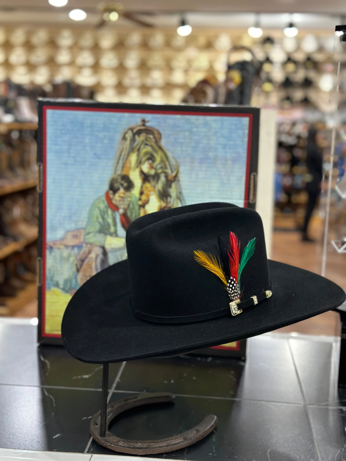 STETSON 6X NEGRO/BLACK GUADALUPANA