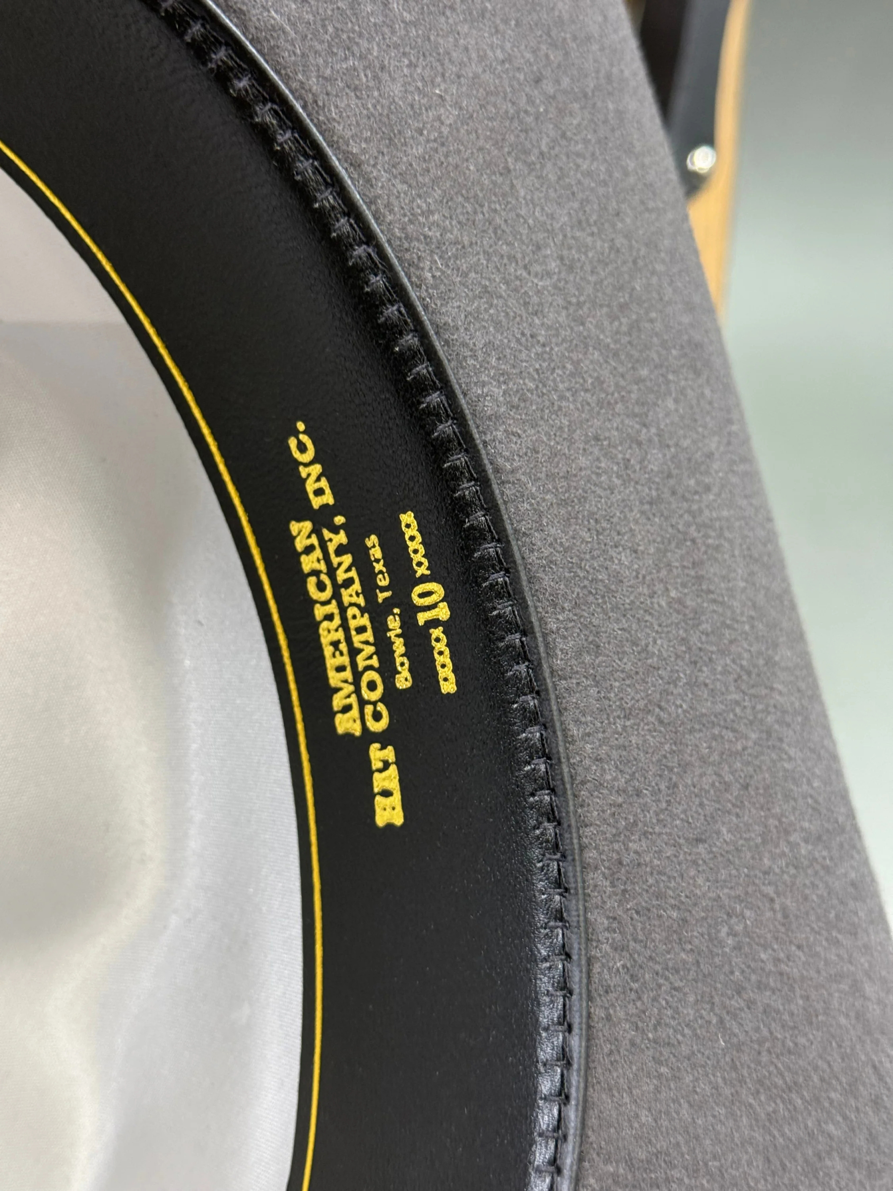 10X American Felt Hat Steel