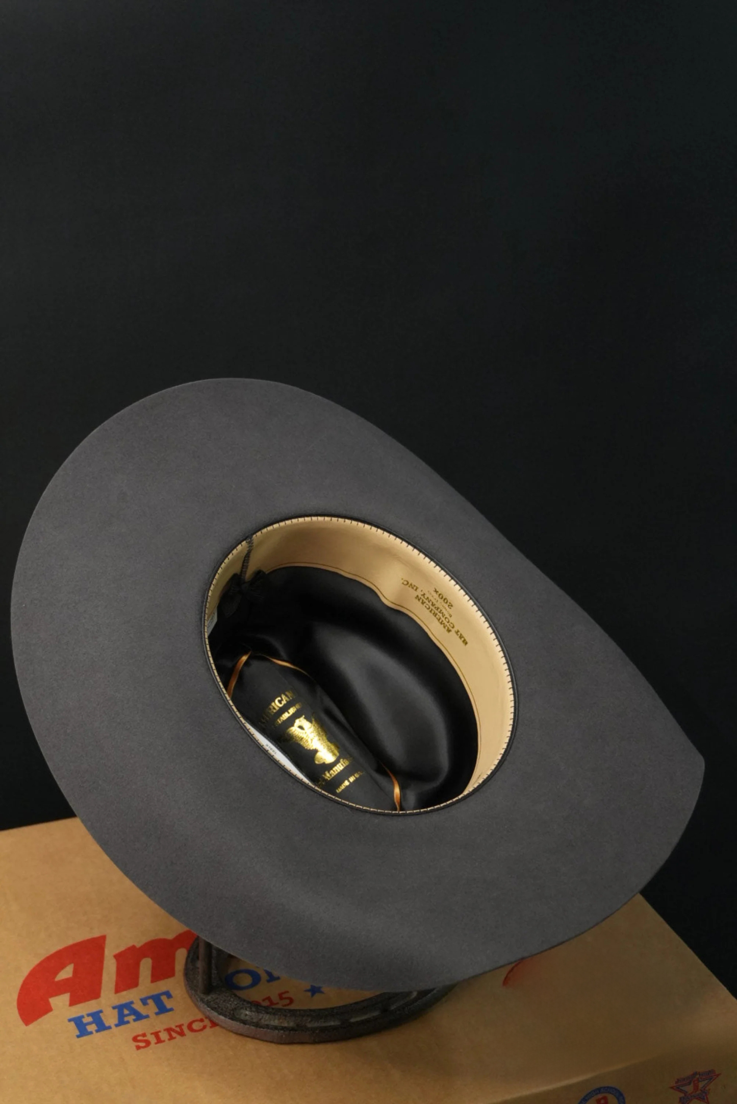 200X American Felt Hat Steel
