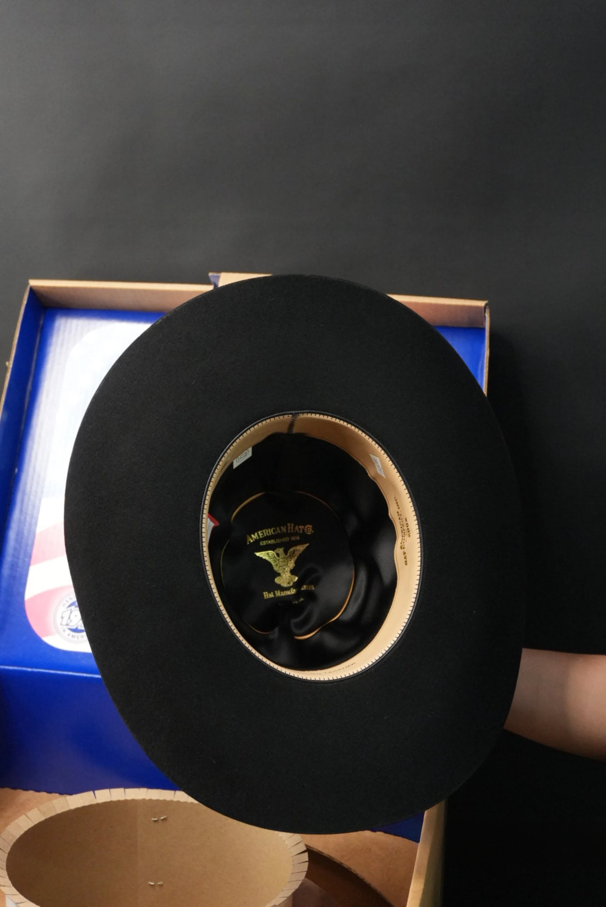 200X American Felt Hat Black