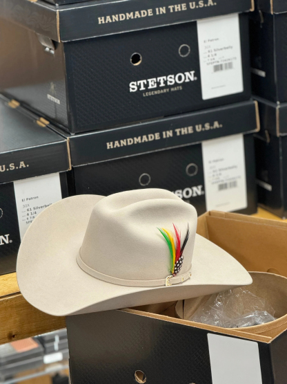 STETSON 30X SILVER BELLY EL PATRON