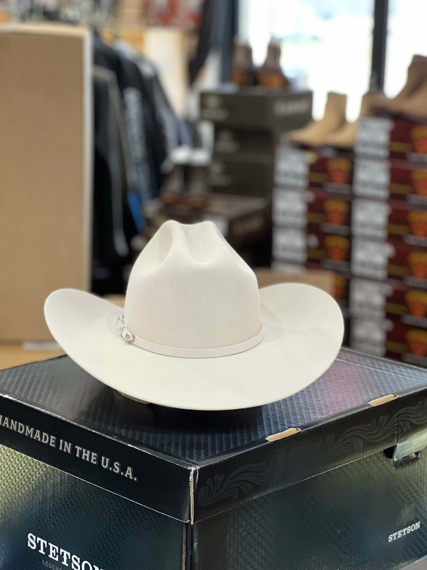 STETSON 10X SHASTA SILVER BELLY