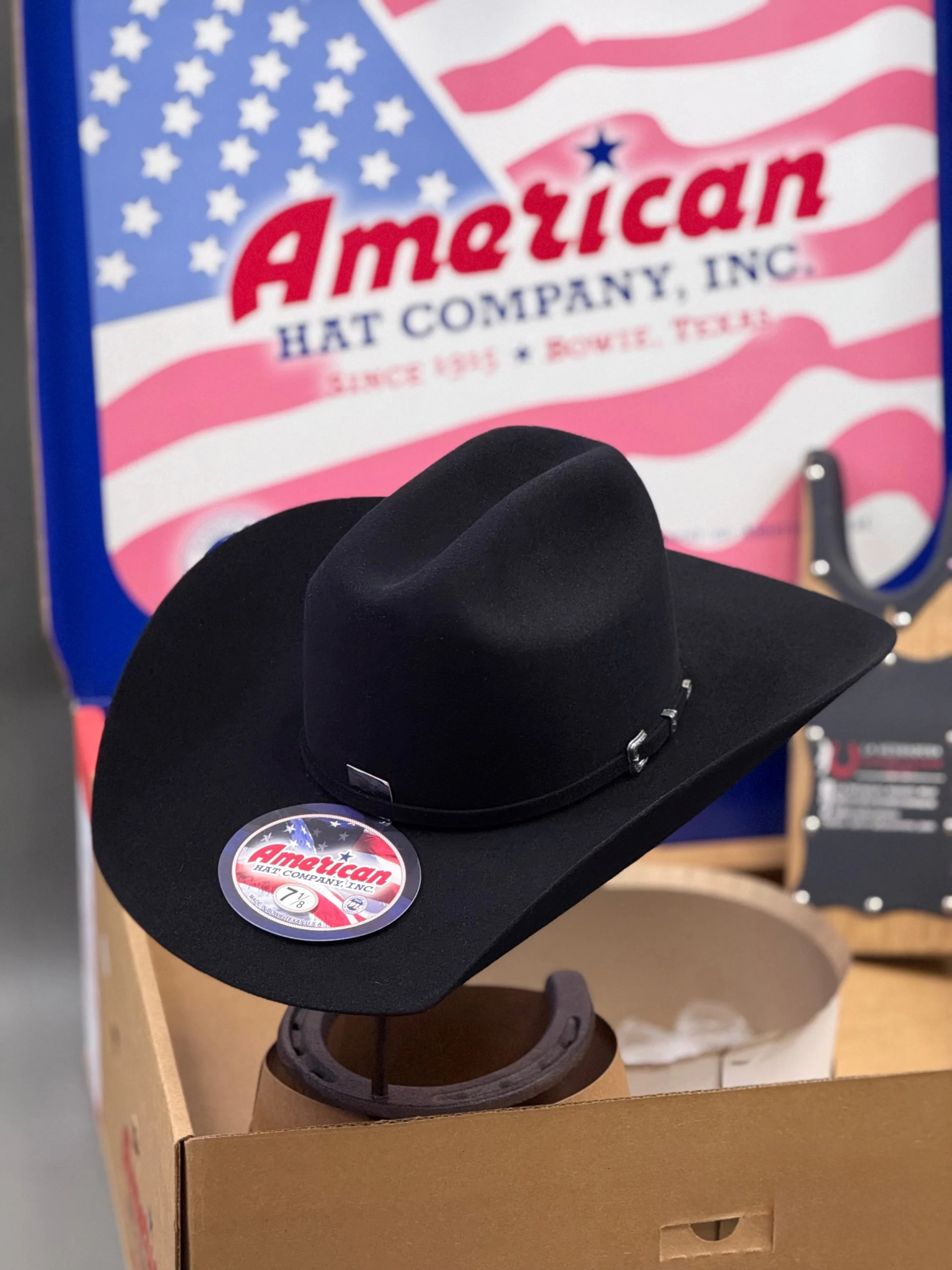 10X American Felt Hat Black