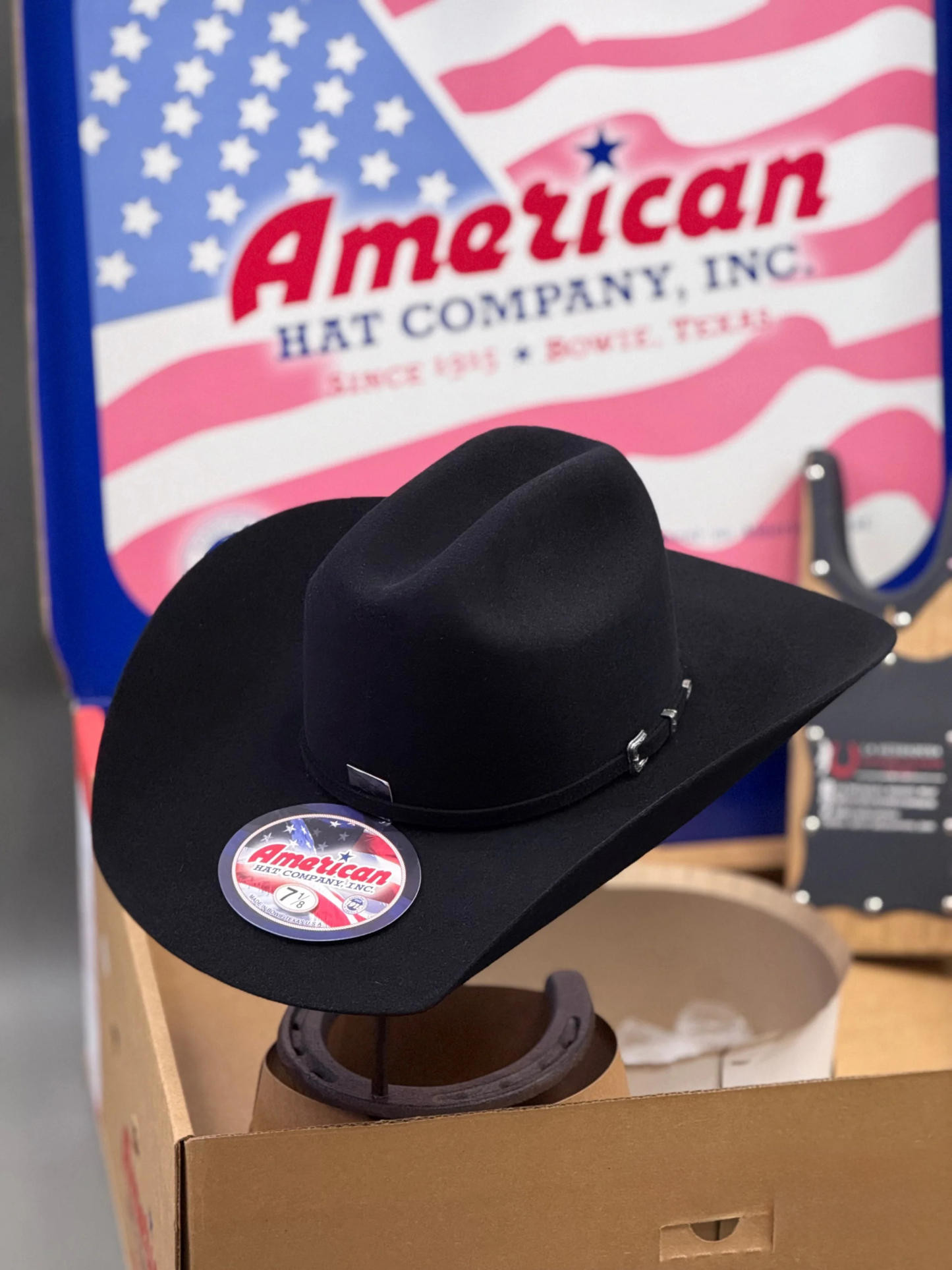 10X American Felt Hat Black