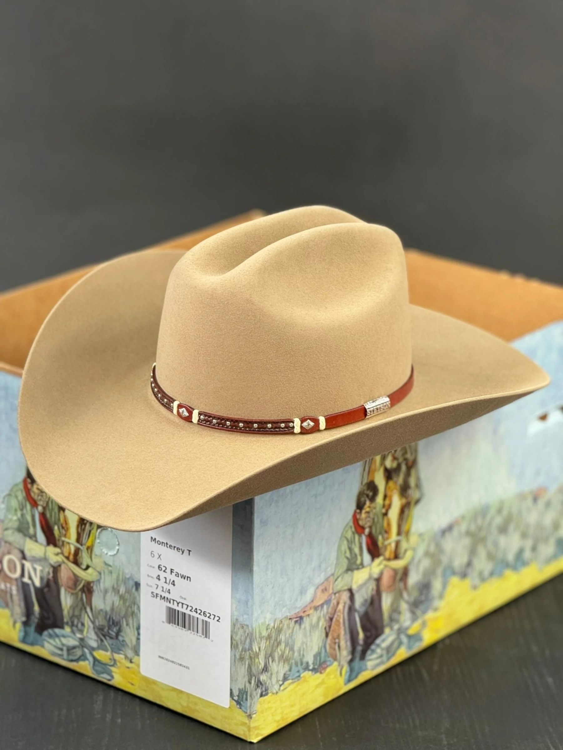 STETSON 6X FAWN MONTEREY T
