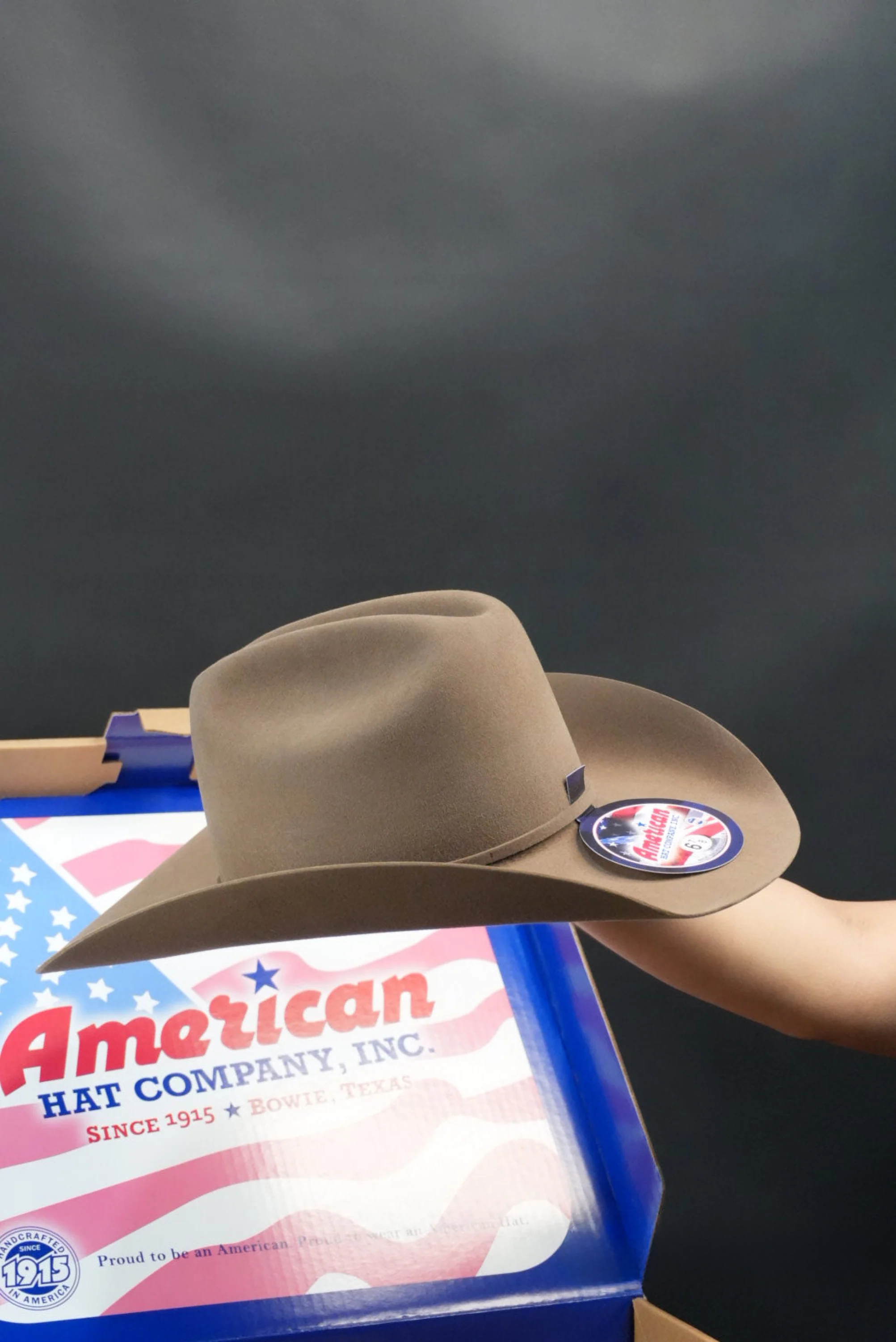 100x American Felt Hat Pecan