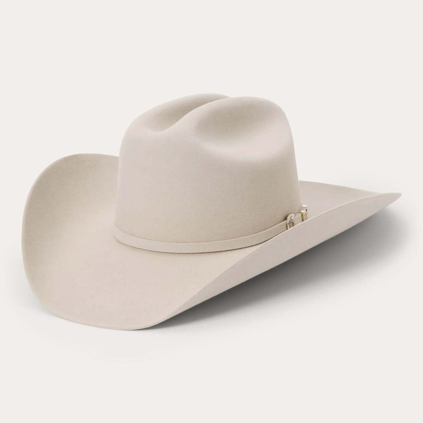 STETSON 10X SHASTA SILVER BELLY