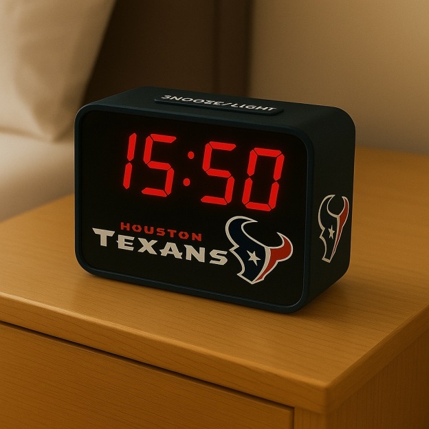 Football Team LED Alarm Clock-Game Day Gift