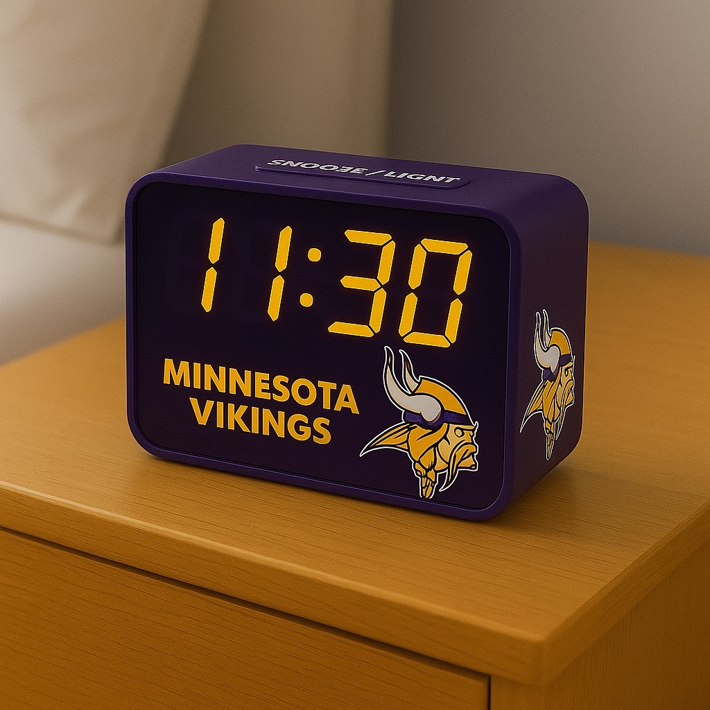 Football Team LED Alarm Clock-Game Day Gift