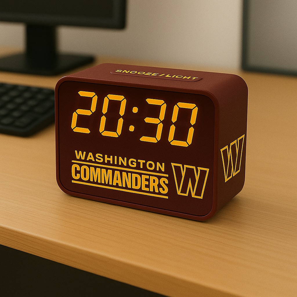 Football Team LED Alarm Clock-Game Day Gift