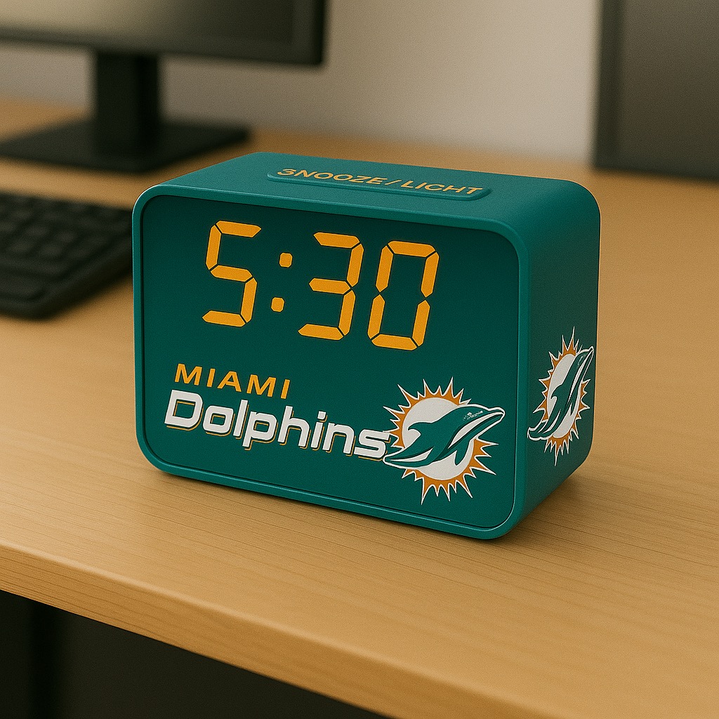 Football Team LED Alarm Clock-Game Day Gift