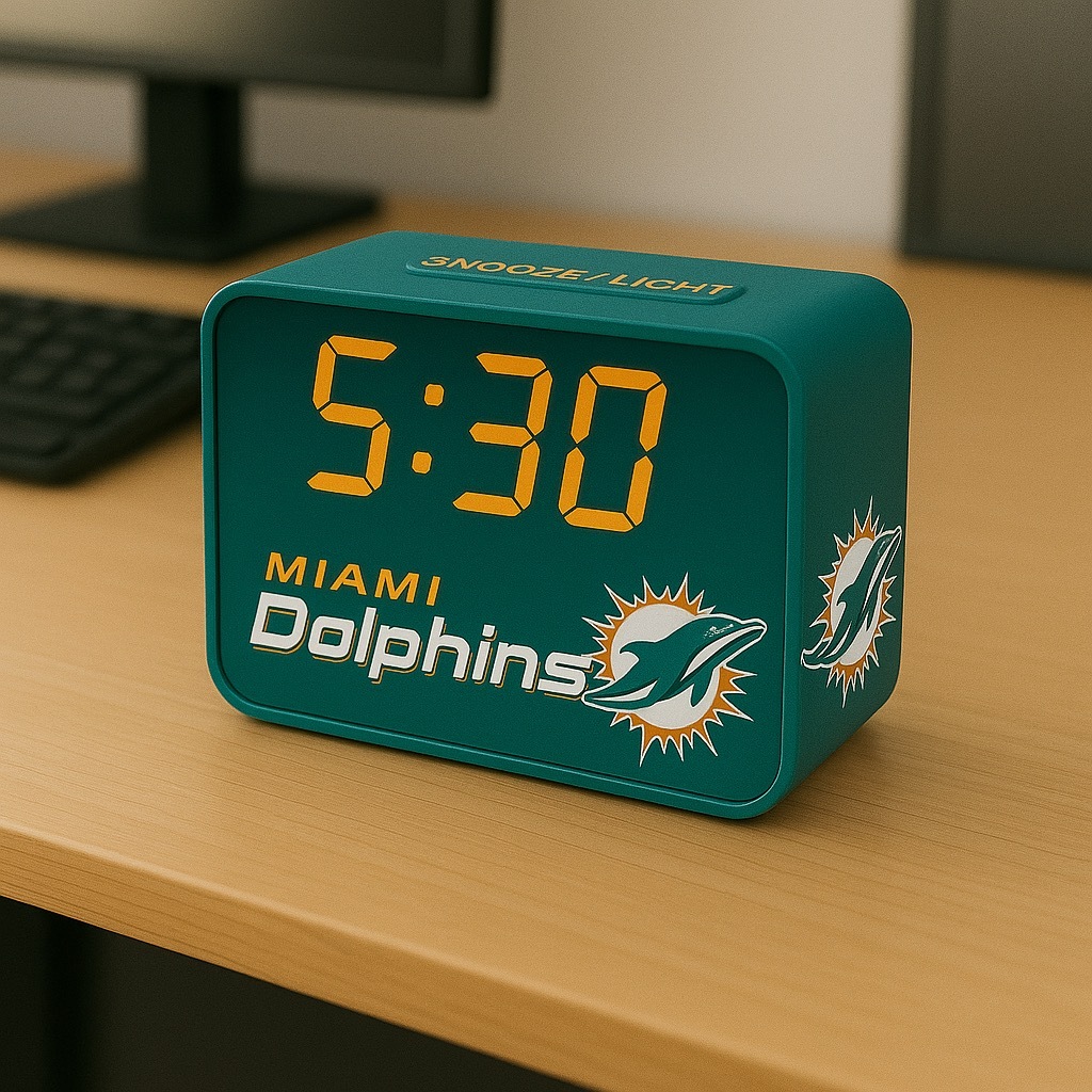Football Team LED Alarm Clock-Game Day Gift